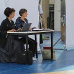 Régine Graduel sensei, responsable technique assistée de Pascal ALK