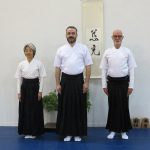 Les vaiqueurs du tournoi de gauche à droite : Tomoko SHIMOMURA sensei, Alexandre ILLI, Stephan GANZ